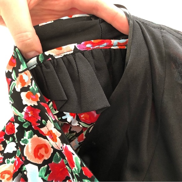 ASTR floral crop top with puff sleeve. Size S. - Picture 8 of 13